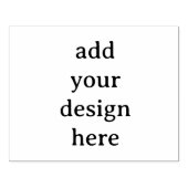 Maak Uw Eigen Simpele Aangepaste 10 x 13 cm Rubber Rubberstempel (Afrduk)