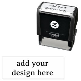 Maak Uw Eigen Simpele Aangepaste 2.15" x 0.78" Zelfinktende Stempel