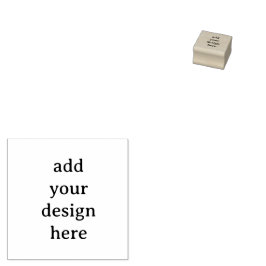 Maak Uw Eigen Simpele Aangepaste 2,54 cm x 2,54 cm Rubberstempel