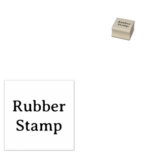 Maak Uw Eigen Simpele Aangepaste 2,54 cm x 2,54 cm Rubberstempel