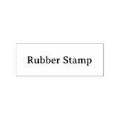 Maak Uw Eigen Simpele Aangepaste 2,5 x 6,4 cm Rubb Rubberstempel (Gestempeld)