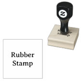 Maak Uw Eigen Simpele Aangepaste 2" x 2" Rubberen Rubberstempel (Gestempeld)