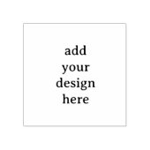 Maak Uw Eigen Simpele Aangepaste 5 x 5 cm Rubberen Rubberstempel (Afrduk)