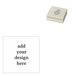 Maak Uw Eigen Simpele Aangepaste 5 x 5 cm Rubberen Rubberstempel