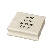 Maak Uw Eigen Simpele Aangepaste 6,35 cm x 6,35 cm Rubberstempel (Stempel)