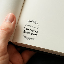 Maak uw eigen slag van de bibliotheek van zelf-ink  zelfinktende stempel