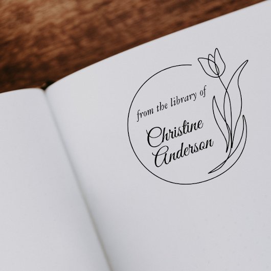 Maak uw eigen slag van de bibliotheek van zelf-ink  zelfinktende stempel