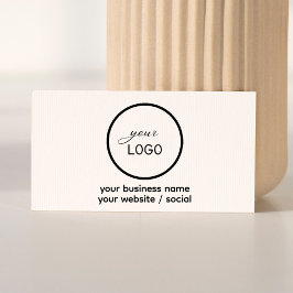 Maak uw eigen Small Business Custom Logo Info Rubberstempel