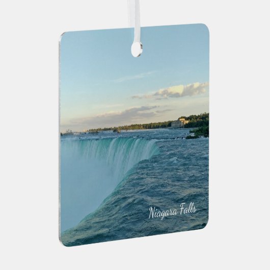 Maak uw eigen Souvenir-reisfoto Metalen Ornament (Voorkant Rechts)