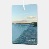 Maak uw eigen Souvenir-reisfoto Metalen Ornament (Voorkant links)