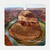 Maak uw eigen Souvenir-reisfoto Metalen Ornament (Achterkant)