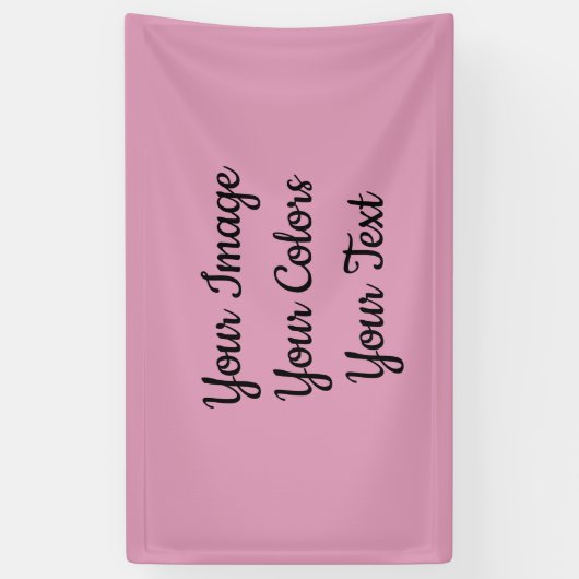 Maak uw eigen spandoek (Verticaal)