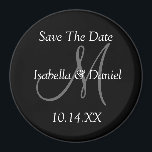 Maak uw eigen sparen de Datum Magnet<br><div class="desc">Bezoek ArtisticPostage. Deze sparen de sjablonen van de Magneten van de Datum kunnen gemakkelijk door het gelukkige paar worden aangepast of worden gepersonaliseerd. De opties van de verpersoonlijking en aanpassing omvatten foto's,  afbeeldingen,  een monogram of monogrammen,  en/of de namen van de bruid en de groom.</div>