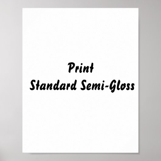 Maak uw eigen standaard halfglans poster (Voorkant)