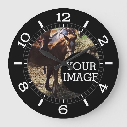 Maak uw eigen stijlvolle Wijzerplaat op een Grote Klok (Voorkant)