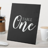 Maak Uw Eigen - Tafel Eén Reclamebord Met Voetstuk (Insitu)