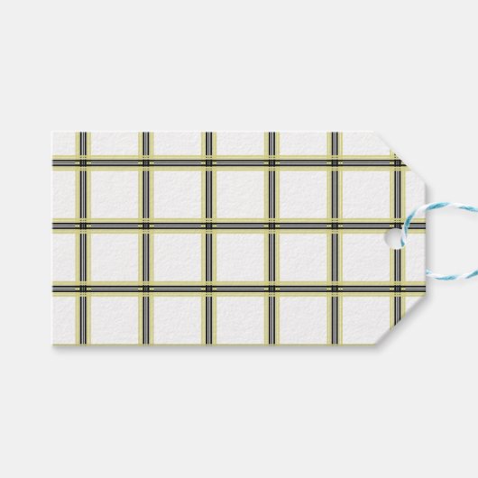 Maak uw eigen Tartan Cadeaulabel (Voorkant (Horizontaal))