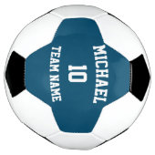 Maak Uw Eigen Team Naam Nummer Voetbal (Gedraaid)