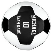 Maak Uw Eigen Team Naam Nummer Voetbal (Gedraaid)