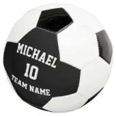 Maak Uw Eigen Team Naam Nummer Voetbal (Drie kwart)