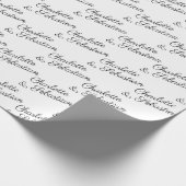 Maak uw eigen typografie gepersonaliseerd cadeaupapier (Hoek)