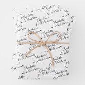 Maak uw eigen typografie gepersonaliseerd inpakpapier vel (In situ)