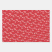 Maak uw eigen typografie gepersonaliseerd inpakpapier vel (Voorkant 2)