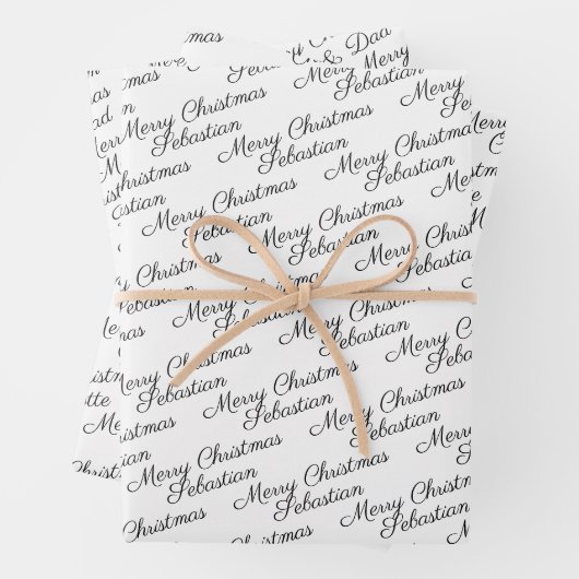 Maak uw eigen typografie gepersonaliseerd inpakpapier vel (In situ)