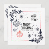 Maak uw eigen uitnodiging voor bedrijfsfeest en -v (Voorkant / Achterkant)