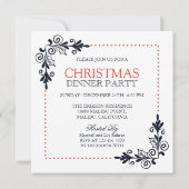 Maak uw eigen uitnodiging voor bedrijfsfeest en -v (Achterkant)