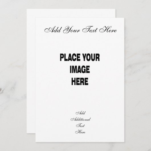 Maak uw eigen uitnodigingen (Voorkant / Achterkant)