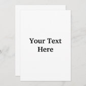 Maak uw eigen uitnodigingen (Voorkant / Achterkant)