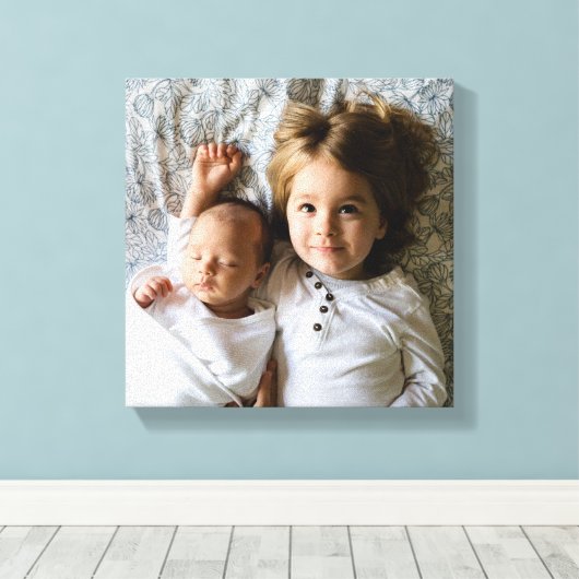 Maak uw eigen unieke gemaakt voor u foto canvas afdruk (Insitu (Houten vloer))