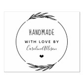 Maak uw eigen unieke handheld met liefde rubberstempel (Afrduk)