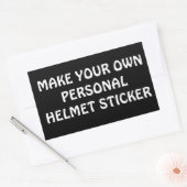 MAAK UW EIGEN UNIQUE HELMET STICKER (Envelop)