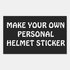 MAAK UW EIGEN UNIQUE HELMET STICKER