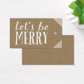 Maak uw eigen vakantie Label Visitekaartje (Bureau)