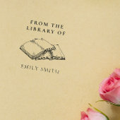 Maak uw eigen van de bibliotheek van aangepaste na rubberstempel