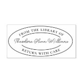 Maak uw eigen van de bibliotheek van douane rubberstempel (Afrduk)