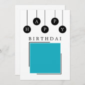 Maak uw eigen verjaardagskaart kaart (Voorkant / Achterkant)