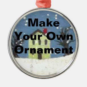Maak uw eigen versiering metalen ornament