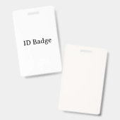 Maak Uw Eigen Verticale 2,13" x 3,38" PVC Kunststo Badge (Voor- en achterkant)