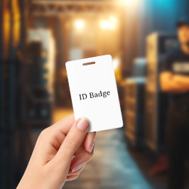 Maak Uw Eigen Verticale 2,13" x 3,38" PVC Kunststo Badge