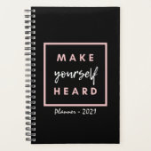 Maak uw eigen verwarmingspanner 2021 planner (Voorkant)