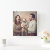 Maak Uw Eigen Vierkante Wandklok (Huis)