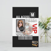 Maak uw eigen VIP pas 8 manieren aan Personeel Briefpapier (Staand voorkant)