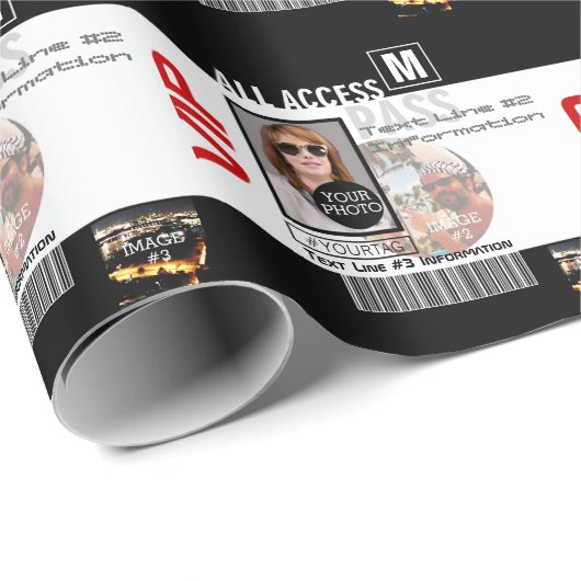 Maak uw eigen VIP pas 8 manieren aan Personeel Cadeaupapier (Rol Hoek)