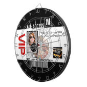 Maak uw eigen VIP pas 8 manieren aan Personeel Dartbord (Voorkant Rechts)