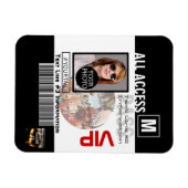 Maak uw eigen VIP pas 8 manieren aan Personeel Magneet (Horizontaal)