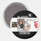 Maak uw eigen VIP pas 8 manieren aan Personeel Magneet (Voorkant / Achterkant)